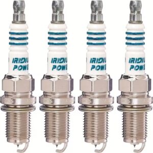 4pcs IK20 5304 IRIDIUM POWER Spark Plugs for Toyota for VW for Honda for Nissan for Lexus for MAZDA for Chevy for Volvo for Audi for Pontiac, Ignition System, Engine Performance, Precision Engineered, Oem Replacement, Longlasting Durability