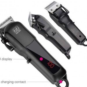 Kiki New Gain Professional Rechargeable Wireless Hair Clipper With Battery Percentage Display