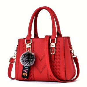 Elegant Women’s Red Handbag – Stylish & Versatile