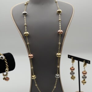 Orbelle Multi-Tone Luxe Sautoir Jewelry Set