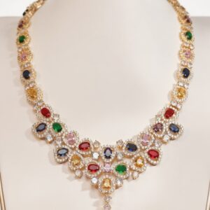 Royal Kaleidoscope Multicolor Zirconia Jewelry Set