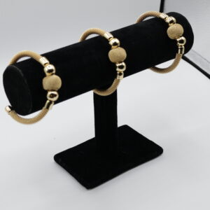 Fossil Gold Ball Jewelry Set