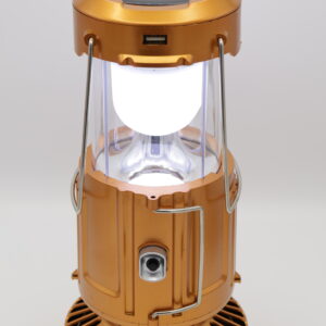 SolarCool Pro 2-in-1 Rechargeable Camping Fan & LED Lantern