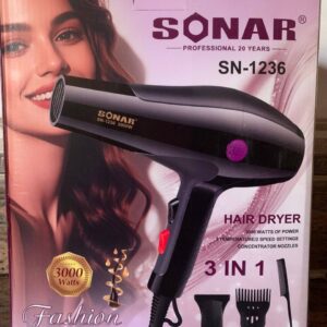SONAR SN-1236Pro 3000W 3-in-1 Salon Hair Dryer