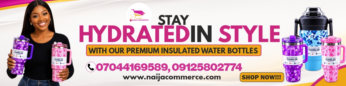 Naija commerce website WATER BOTTES